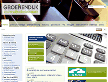 Tablet Screenshot of groenendijk.nl